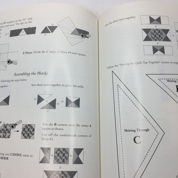 Picking up the Pieces Piecemakers Quilt Patterns Designs Instructions Paperback - Picture 10 of 11